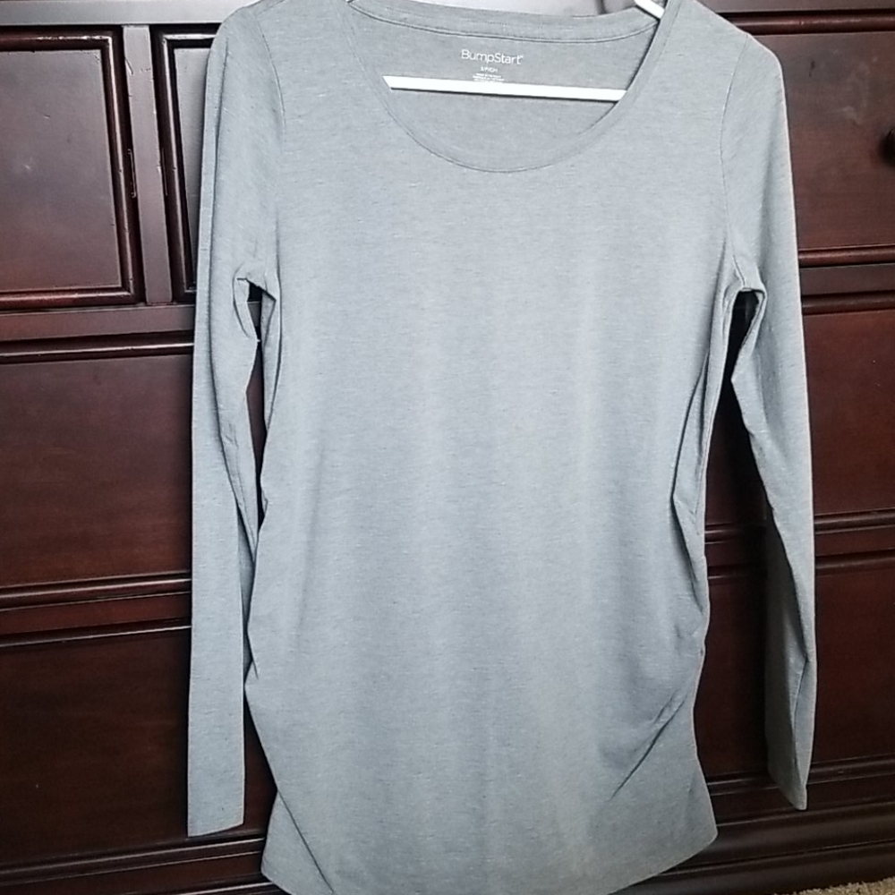 Grey Maternity Long Sleeve